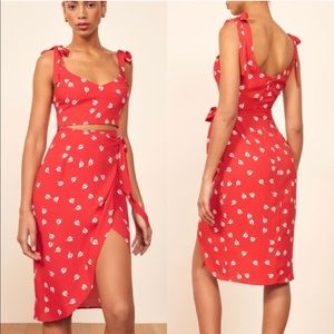 Reformation Red Dress Size 4